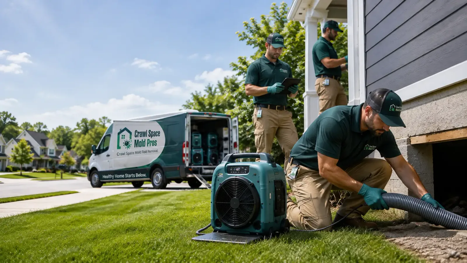 Crawl Space Mold Removal in Munroe Falls, OH